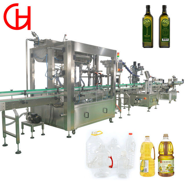 Macchina di riempimento di olio d'oliva a tamburo da 20L con 4 teste di riempimento e 1 testa di tappo