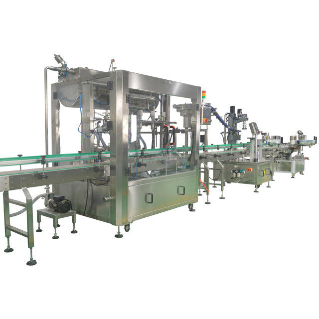 Macchina di riempimento automatico di olio di oliva liquido a 4 teste per olio di girasole