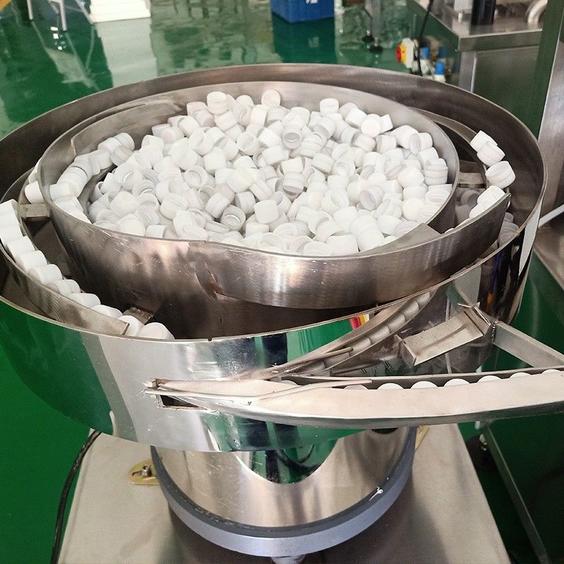 Sortitore di alimentazione con tappo di bottiglia/tubo di plastica con vibratore di selezione di coperchi di plastica per la vendita al dettaglio