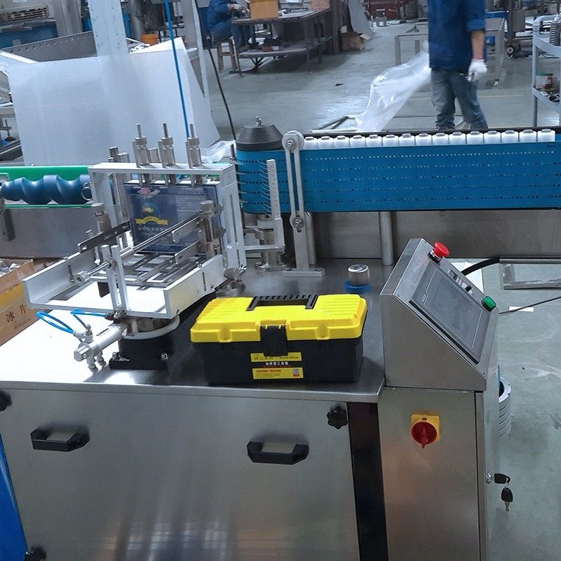 Macchina per l'etichettatura della pasta completamente automatica per barattoli rotondi, lattine, capacità di carico di 400 kg