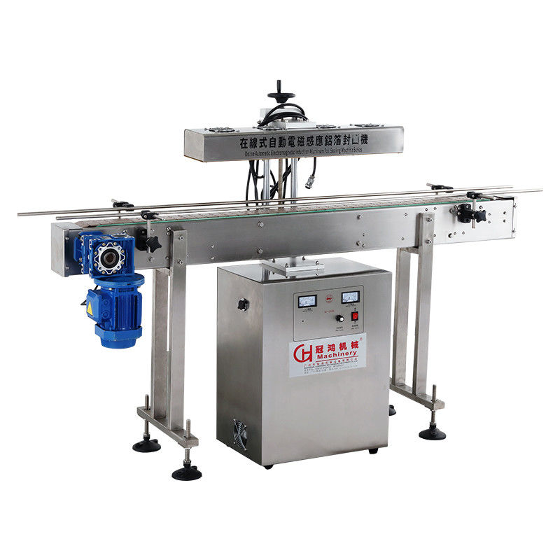 10 Testa di pistone di riempimento a caldo di alluminio foglio sigillante seguire Capping Machine per olio motore