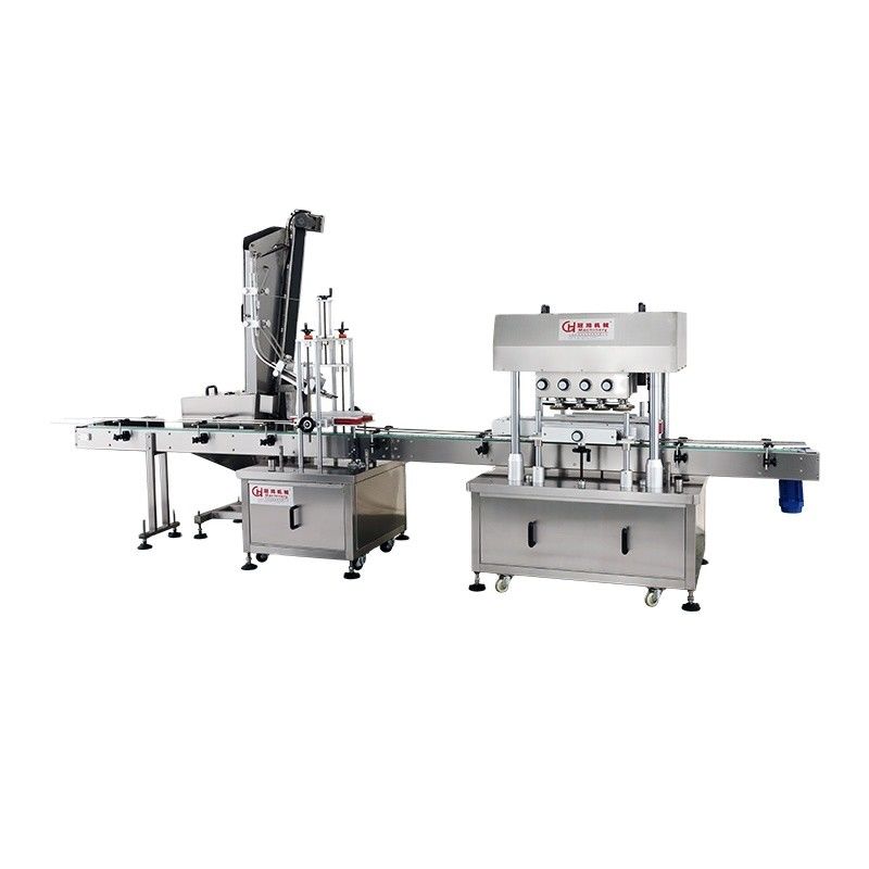 PLC Core Components 2.5KW Simple Automatic Linear Capping Machine per il vostro beneficio