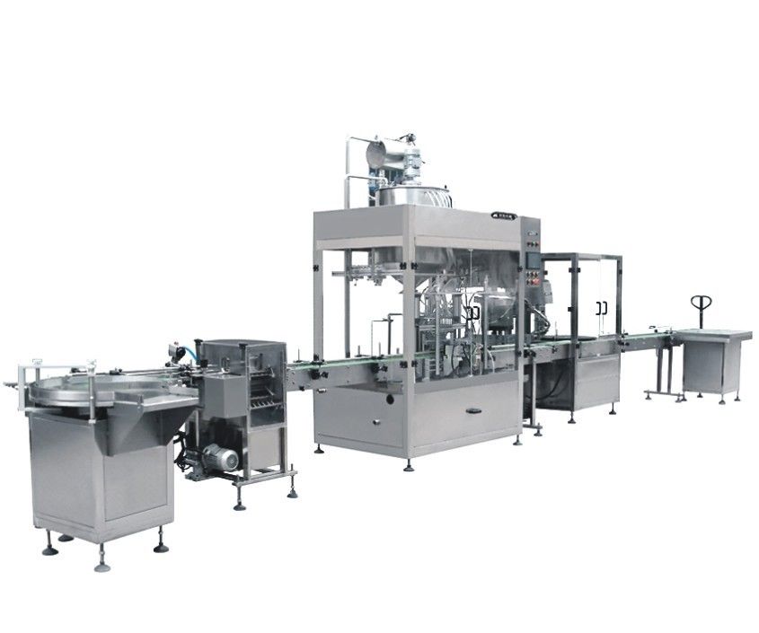 Macchina di etichettatura automatica di riempimento di bottiglie di olio commestibile per la produzione di latte
