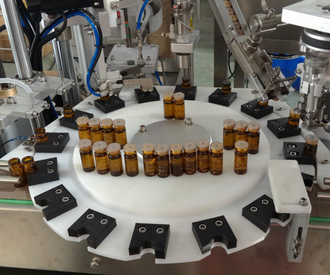 220V/380V 50HZ Voltaggio velocità piena automatico Ampola di vetro bottiglia di riempimento di tappo macchina