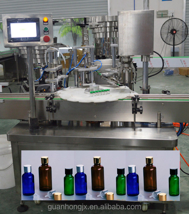 220V/380V 50HZ Voltaggio velocità piena automatico Ampola di vetro bottiglia di riempimento di tappo macchina