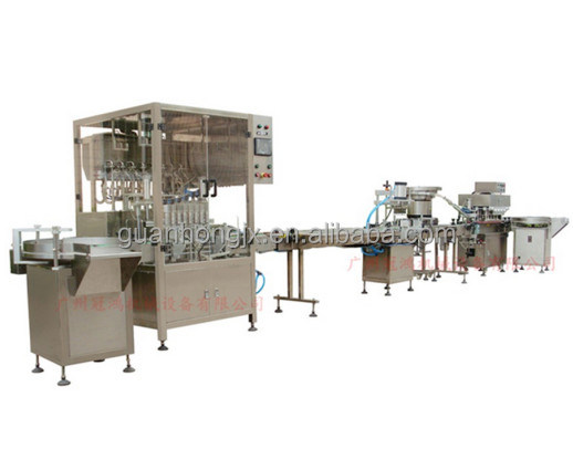 358 kg Macchine per riempimento di bottiglie di olio profumato Linea di produzione con imballaggio in barile