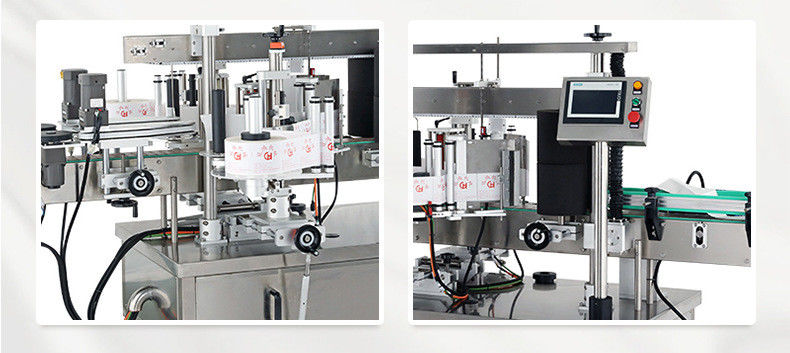 Macchina ad alta velocità per l'etichettatura a doppio lato per bottiglie piatte/speciali/quadrate/rotonde