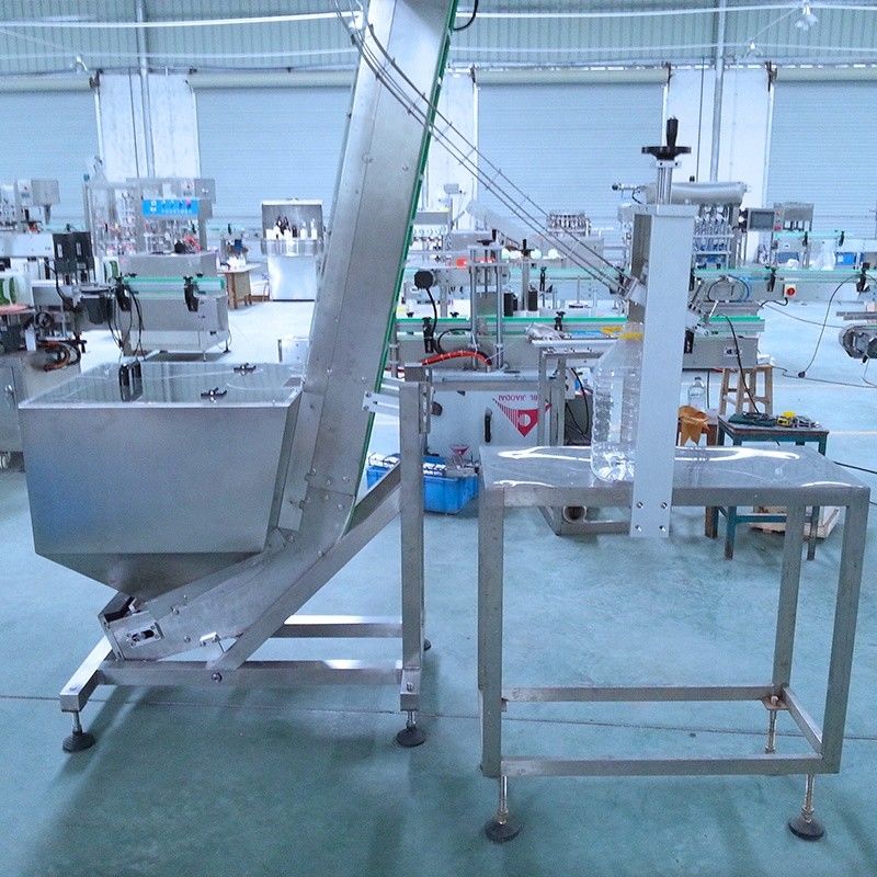 Materiale di imballaggio in plastica coperchi alimentatore Capping sorter per alta velocità e pompe labbra testa