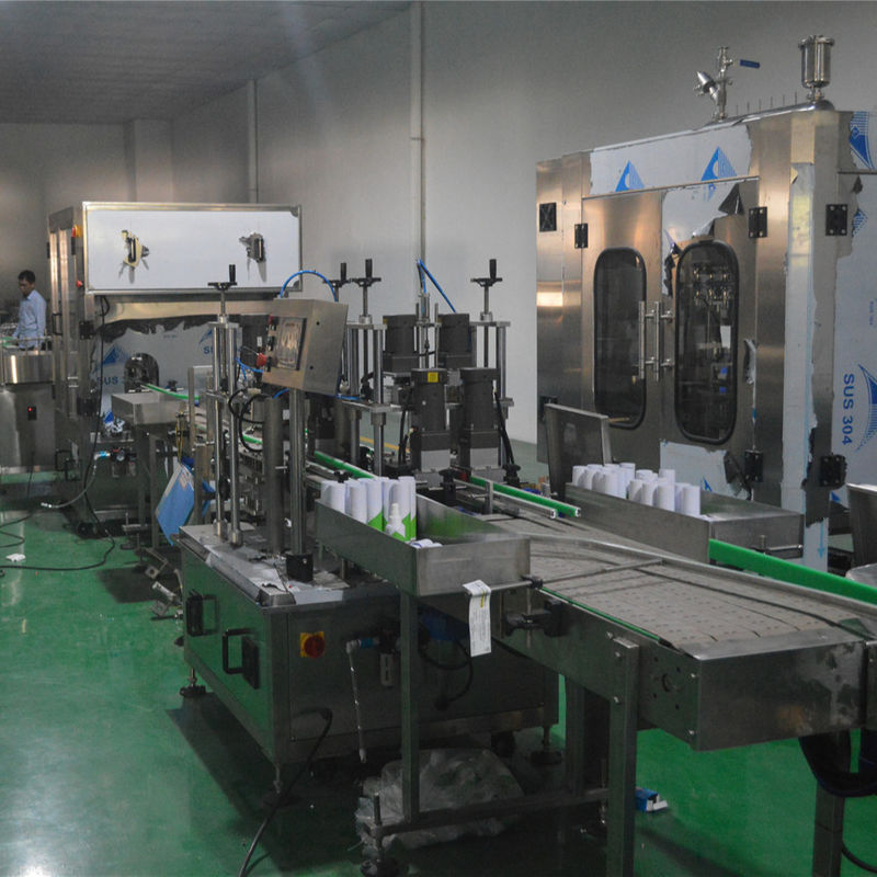 16 teste bottiglia per la cura della pelle pompa peristaltica macchina di riempimento linea di produzione per l'uscita