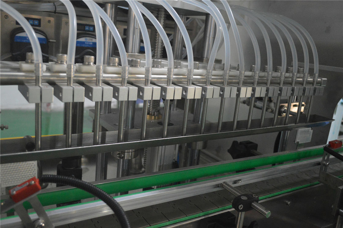 16 teste bottiglia per la cura della pelle pompa peristaltica macchina di riempimento linea di produzione per l'uscita