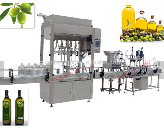 Macchina elettrica automatica di riempimento e copertura per olio di mais di soia e girasole 2000 bph