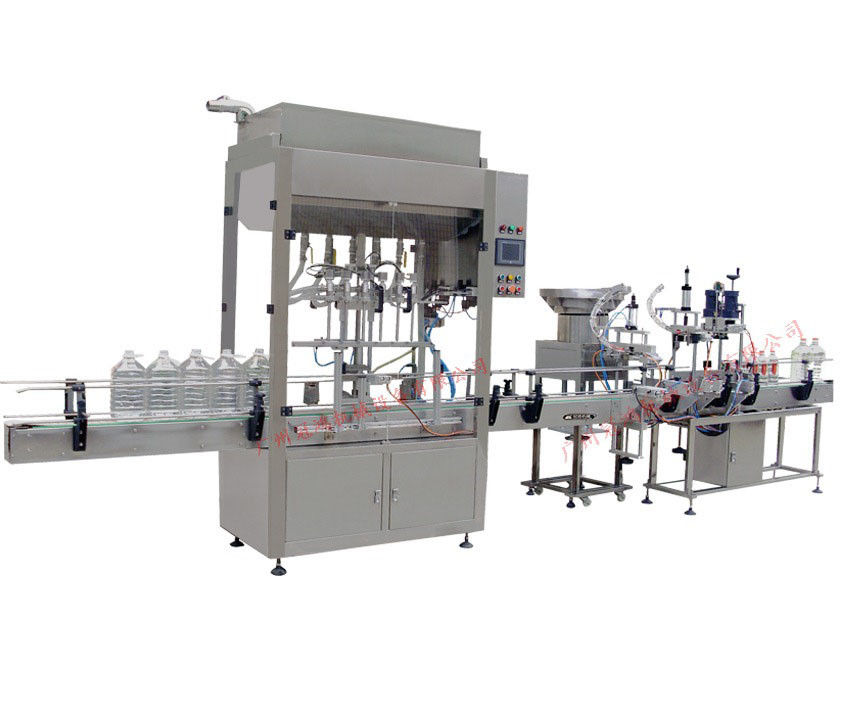 Macchina elettrica automatica di riempimento e copertura per olio di mais di soia e girasole 2000 bph