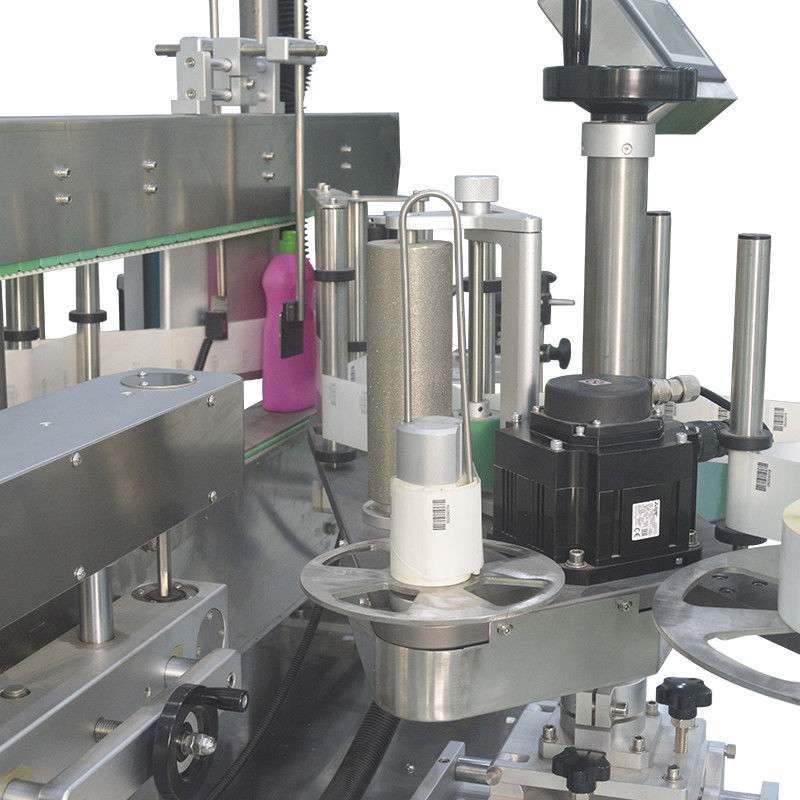 Macchina automatica di etichettatura di bottiglie piatte in acciaio inossidabile 304 per bottiglie rotonde quadrate per animali domestici