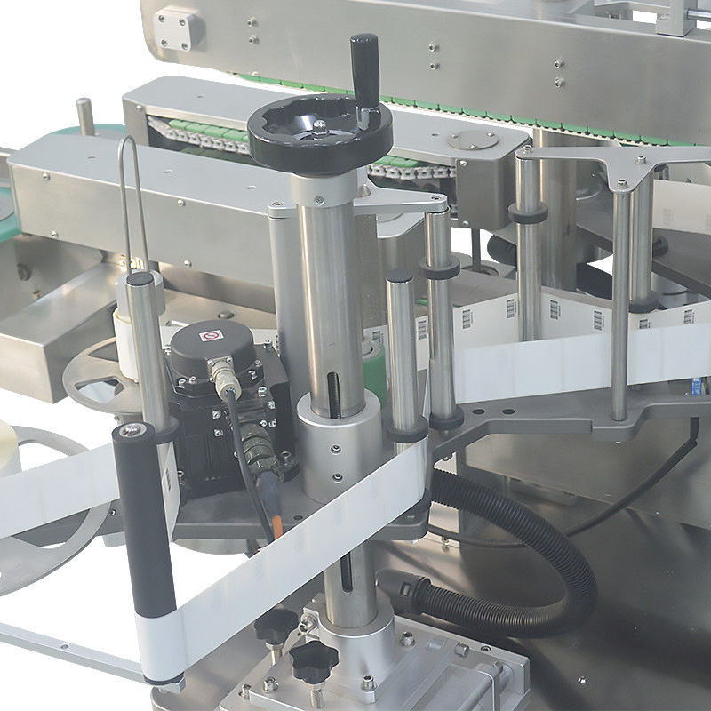 Macchina automatica di etichettatura di bottiglie piatte in acciaio inossidabile 304 per bottiglie rotonde quadrate per animali domestici