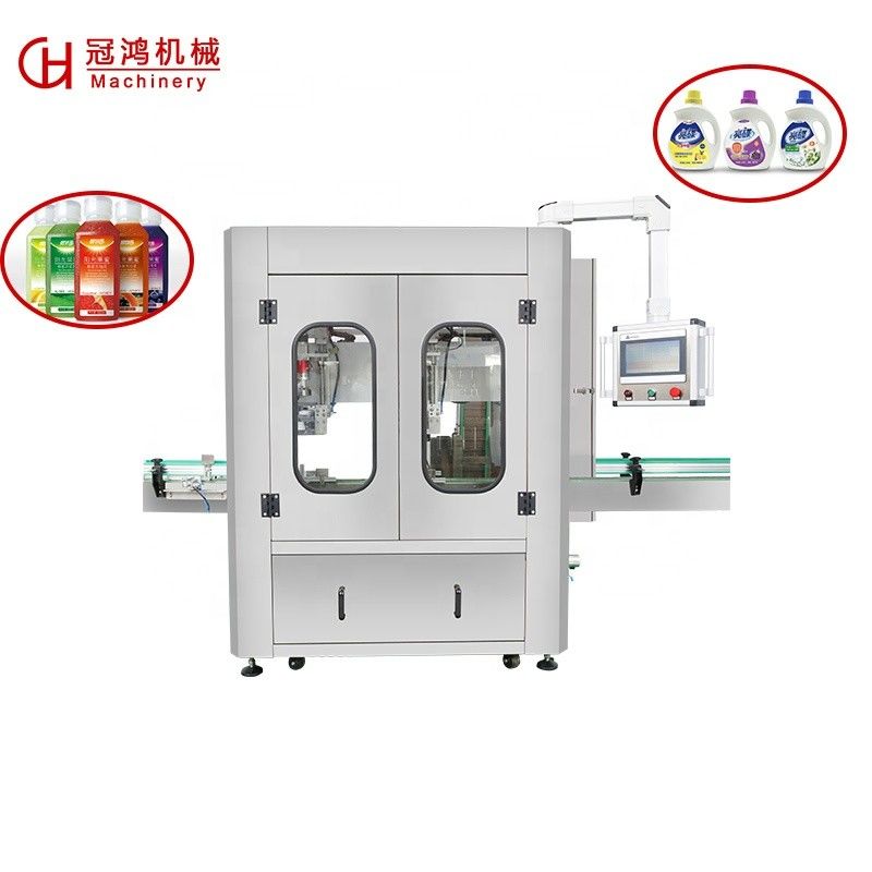 Alta produttività Automatic Tracking Type 3heads Bottle Capping Machine