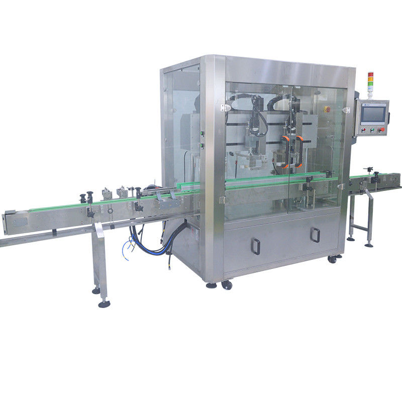 Macchina di tappo automatico a 3 teste per bottiglie di plastica di altissima prestazione Capacità 4000BPH