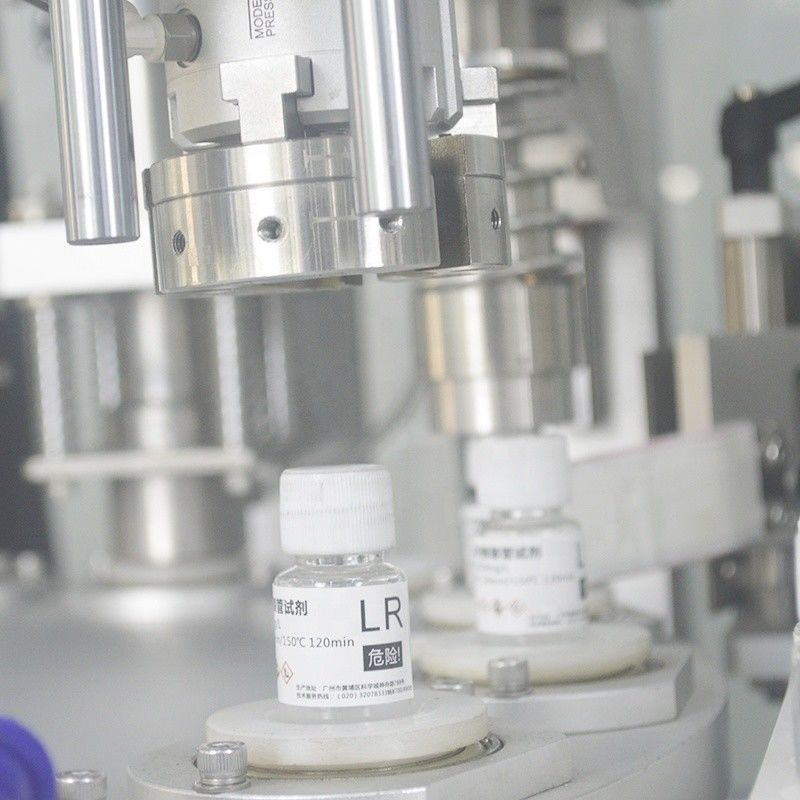1 Testa di copertura Macchina per la linea di imballaggio di riempimento su piccola scala per tubo di prova multifunzione