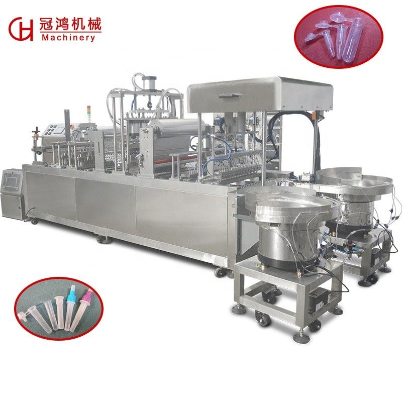 Macchina di riempimento di flaconi per provette e contenitori di campioni in plastica controllata da PLC