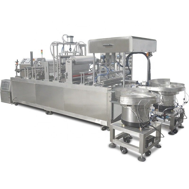 Macchina di riempimento di flaconi per provette e contenitori di campioni in plastica controllata da PLC