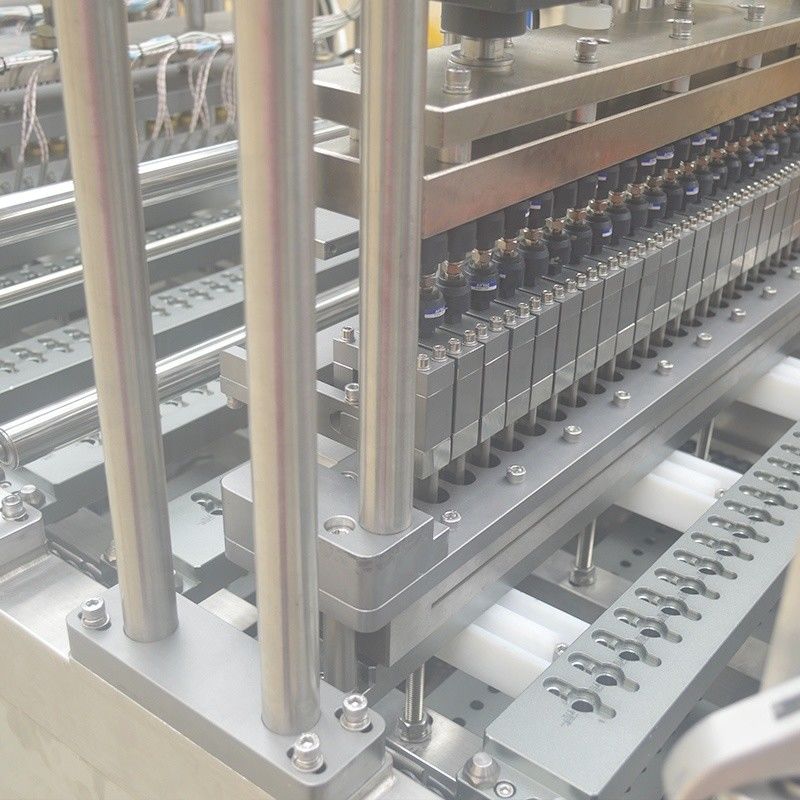 Macchina di riempimento di flaconi per provette e contenitori di campioni in plastica controllata da PLC