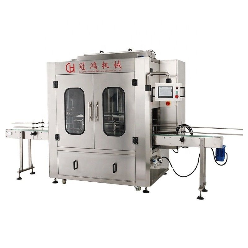 Macchina di riempimento automatico a 4 teste di liquido per l'imballaggio di olio commestibile/shampoo/liquido/detergente