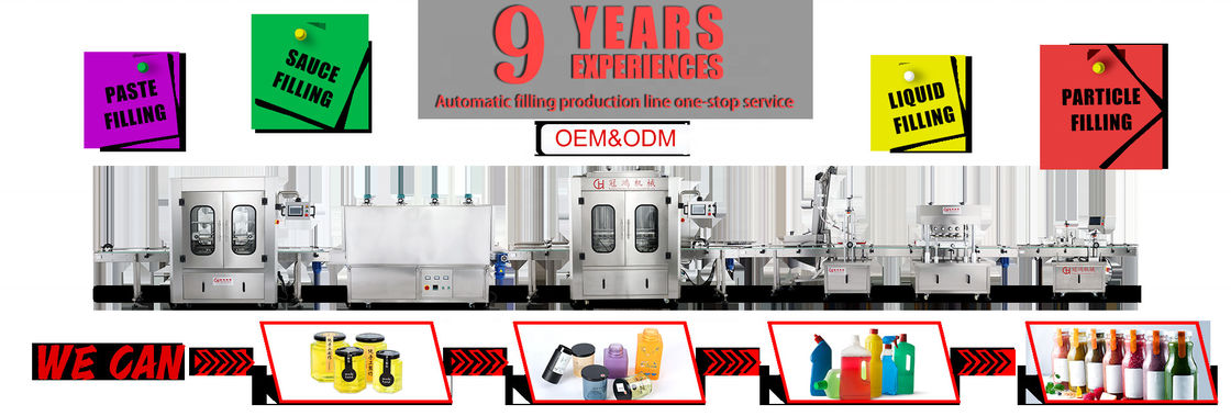 Macchina di riempimento automatico a 4 teste di liquido per l'imballaggio di olio commestibile/shampoo/liquido/detergente