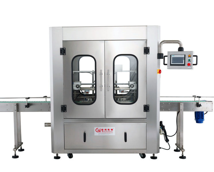 Macchina di riempimento a pistoni caldi automatico a 4 teste per il programma di controllo del riempimento con gel/cera per capelli