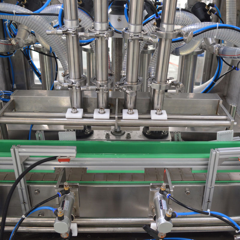 Macchina di riempimento a pistoni caldi automatico a 4 teste per il programma di controllo del riempimento con gel/cera per capelli