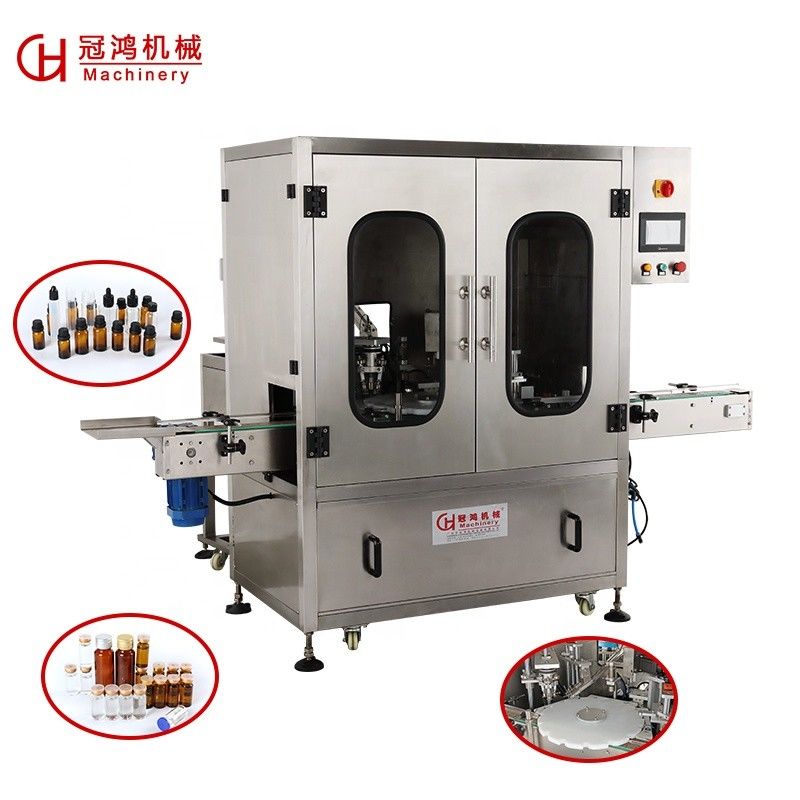 2000*1800*2300mm Macchina automatica di riempimento e tappo delle bottiglie per olio essenziale/polvere