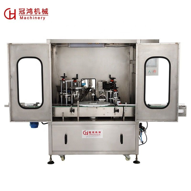2000*1800*2300mm Macchina automatica di riempimento e tappo delle bottiglie per olio essenziale/polvere
