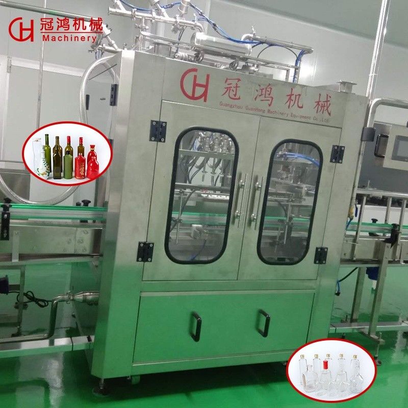 Voltaggio AC220V 50/60HZ Linea della macchina di riempimento del vino per la mini macchina di imbottigliamento dell'olio d'oliva