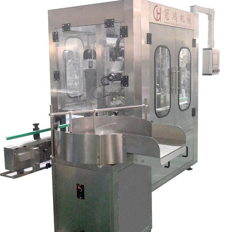 Macchina di riempimento a servo pistone a 4 teste per la linea di produzione automatica di acido solforico